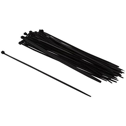 C2G 43223 11.5 Inch Releasable/Reusable Cable Tie Multipack (50 Pack) TAA Compliant, Black 11.5-Inch Black
