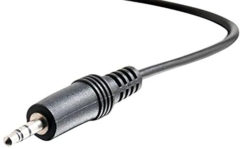 C2G 40416 3.5mm M/M Stereo Audio Cable, Black (50 Feet, 15.24 Meters)