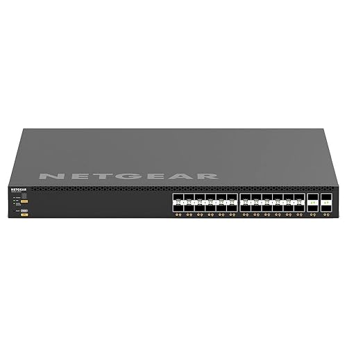 Netgear - XSM4328FV-100NES - NETGEAR M4350 XSM4328CV 24xSFP+ and 4xSFP28 25G Managed Switch