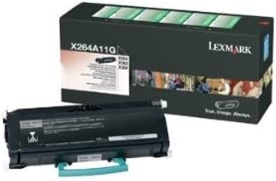Lexmark X264A11G Return Program Black Toner Cartridge