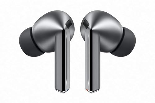 Samsung Galaxy Buds3Pro, Wireless Bluetooth Earbuds with Adaptive Noise Control, Sweat and Water Resistance, AI Translator, Hi-Fi Sound, 360 Audio – Silver (CAD Version & Warranty) Buds Only Buds3 Pro Silver