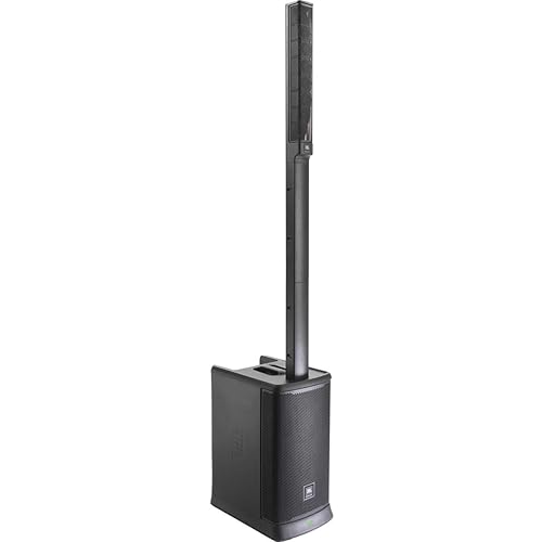 JBL Professional EON ONE Mk2 Active Battery-Powered Column Line Array Speaker System, 1500W Peak Power, 10", Bluetooth Wireless Audio, 5 Channel Mixer, Portable PA for DJs, Musicians, Events, Black EON ONE Mk2 Column-Speaker Personal PA