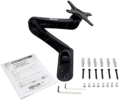 Tripp Lite Swivel/Tilt Wall Mount with Arm for 13" to 27" TVs, Monitors, Flat Screens, LED, Plasma or LCD Displays (DWM1327SE) Black Swivel/Tilt + Arm