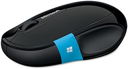 Microsoft Sculpt Comfort Mouse for Windows 7/8 with Bluetooth, EN/XC/XD/XX Canada Hardware, Black (H3S-00004)