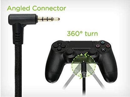IOGEAR Kaliber NUKLEUS Gaming Headset - Xbox One S/Xbox One - PS4 - PC/Mac &amp; Mobile Devices - 50mm Drivers - Built-in Volume Control - 3.5mm 4-Pole Stereo Plug - Includes Y Adapter for PCs - GHG601