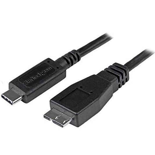 StarTech.com USB C to Micro USB Cable - 3 ft / 1m - USB 3.1 - 10Gbps - Micro USB Cord - USB Type C to Micro USB Cable (USB31CUB1M) USB 3.1 - C to Micro B 3 ft / 1m