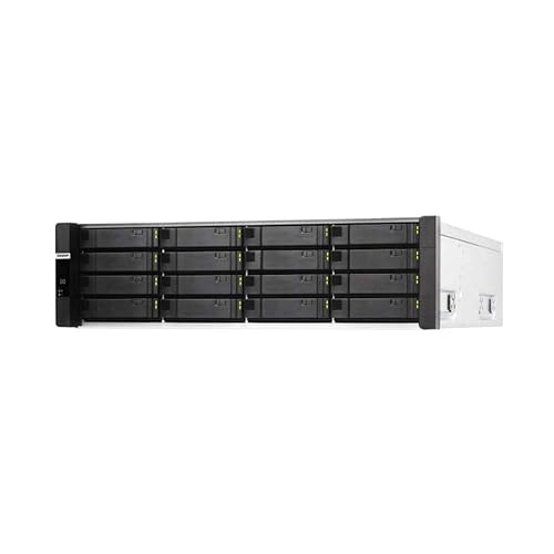 Qnap ES1686dc-2142IT-96G 16-Bay Dual Controller ZFS NAS and iSCSI/IP-SAN. 3U, SAS 12G Network Storage