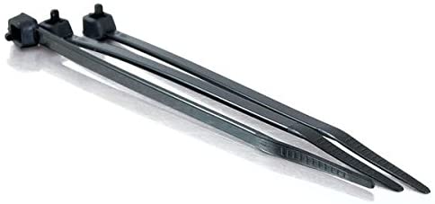 C2g/ cables to go C2G 43037 6 Inch Cable Tie Multipack (100 Pack) TAA Compliant, Black