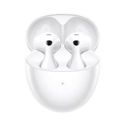 HUAWEI FreeBuds 6 Wireless Earbuds, Ear-Fitting Wearing, Dual-Driver True Sound, Stable & Clear Calls, Open-fit ANC, 36H Battery Life, IP54 Water-Resistant, iOS & Android, White Freebuds 6 White