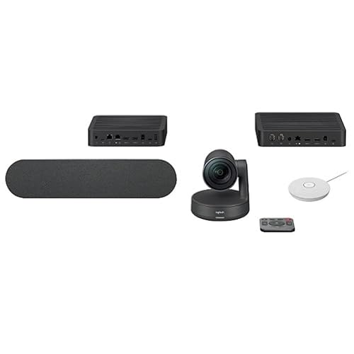 Logitech Rally Video Video Conference Equipment - 3840 x 2160 Video (Content) - 4K UHD - USB - External Microphone(s) - Desktop