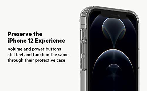 Belkin MagSafe Compatible iPhone 12 Mini Case with Antimicrobial Treated Coating, Built in Magnets and Raised Edge Bumper for Camera Protection