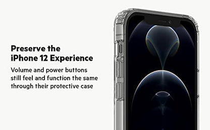 Belkin MagSafe Compatible iPhone 12 Mini Case with Antimicrobial Treated Coating, Built in Magnets and Raised Edge Bumper for Camera Protection