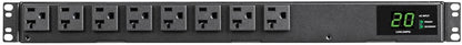 Tripp Lite Metered PDU, Auto-Transfer Switch (ATS), 20A, 120V, 1.92kW, Single-Phase - 16 Outlets (5-15/20R), Dual 12ft L5-20P Input Cords - 1U Rackmount, TAA Compliant, 2 Year Warranty (PDUMH20ATS) Without Network Card 20A, 120V