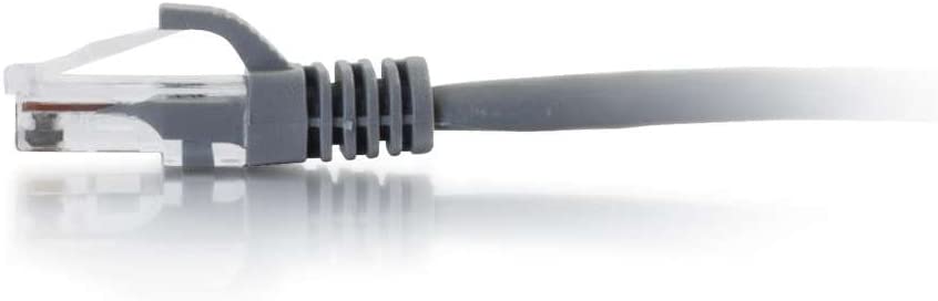 C2G/ Cables To Go 27130 Cat6 Cable - Snagless Unshielded Ethernet Network Patch Cable, Gray (1 Foot, 0.30 Meters)