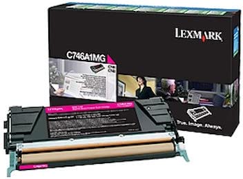 Lexmark C746A1MG C746, C748 Magenta Return Program Toner Cartridge