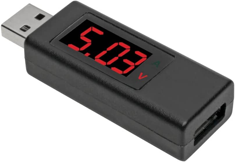 Tripp Lite USB-A Voltage &amp; Current Tester Kit W/LCD Screen USB 3.1 Gen 1 (T050-001-USB-A)