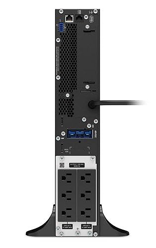 APC UPS 1000VA Smart-UPS, Single Phase Online UPS SRT1000XLA, Pure Sine Wave Uninterruptible Power Supply,Tower UPS 1000VA Floor Standing Power Supply