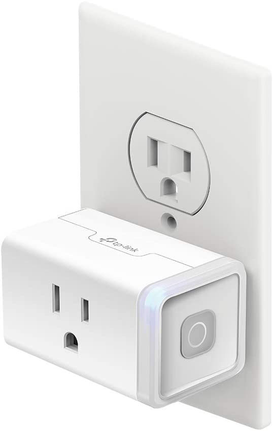 Kasa Smart Plug by TP-Link, Smart Home Wi-Fi Outlet Works with Alexa, Echo, Google Home &amp; IFTTT, No Hub Required, Remote Control, 15 Amp, UL Certified, 1-Pack(HS103) , WHITE