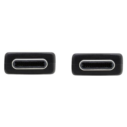 Tripp Lite USB-C Flat Cable, Flat USB C to USB C Cable, USB 3.1 Gen 2, 10 Gbps, 5A Rating, Thunderbolt 3 Compatible, Black, 16 in (U420-16N-G25AFL)