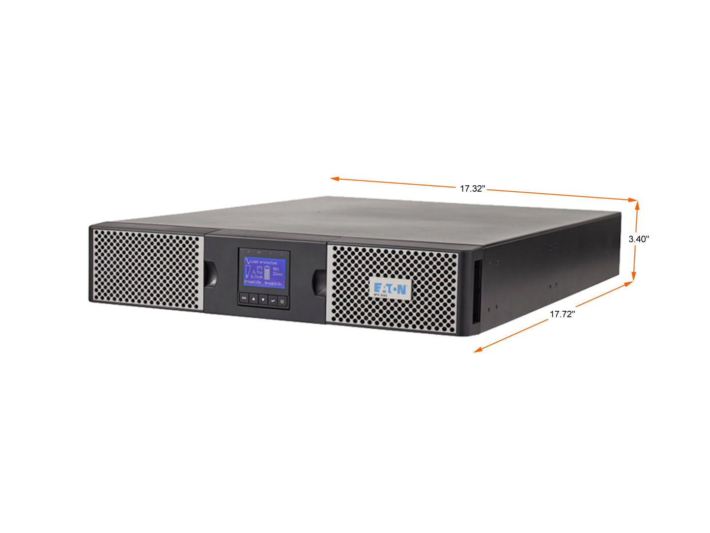 Eaton 9PX 9PX1500RTN-L Lithium ion UPS, 2U, 1500 VA, 1350 W, 5-15P Input, Outputs: (8) 5-15R, 120V, Includes Network Card