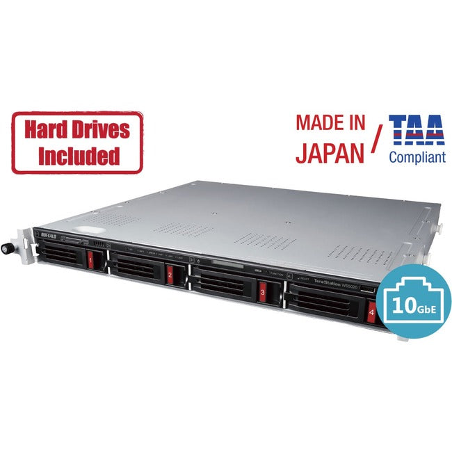 Buffalo Technology Terastation 5420rn Windows Server Iot 2019 Standard 32tb 4 Bay Rackmount Nas