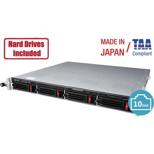 Buffalo Technology Terastation 5420rn Windows Server Iot 2019 Standard 32tb 4 Bay Rackmount Nas