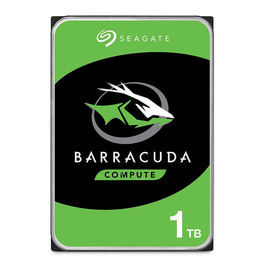 Seagate BarraCuda 1TB Internal Hard Drive HDD - 3.5 Inch SATA 6 Gb/s 7200 RPM 64MB Cache For Computer Desktop PC (ST1000DM010)