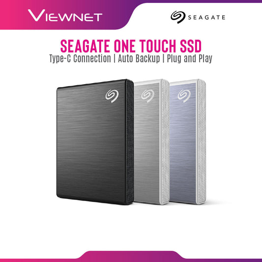 Seagate One Touch STKG500400 External Solid State Drive 500 GB Black