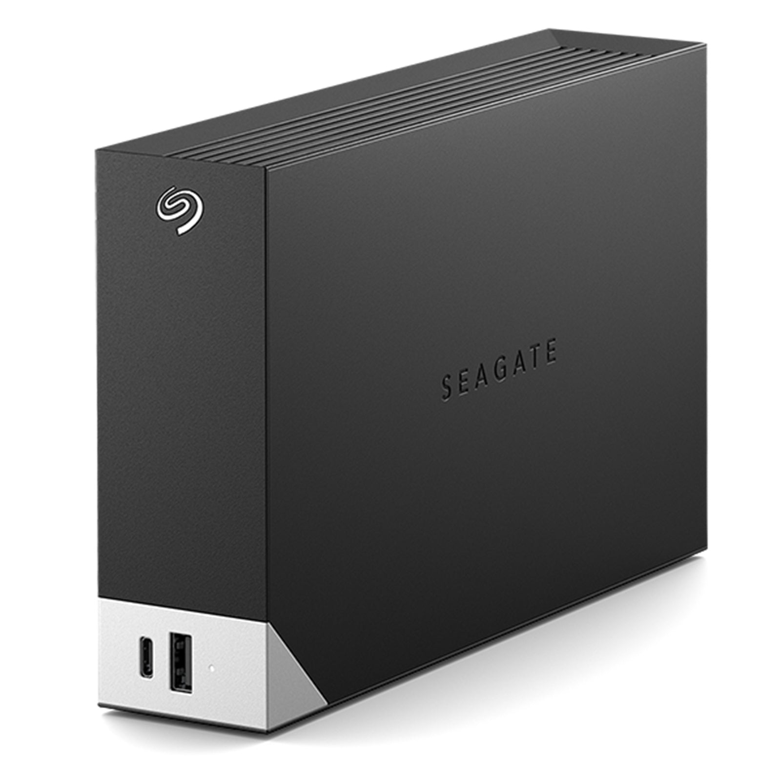 Seagate One Touch 14TB Desktop External Drive With Built-In Hub Black