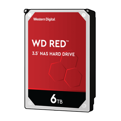 Western Digital WD Red 6TB NAS 5400 RPM SATA 6 GB/S 256 MB 3.5 Internal Hard Drive WD60EFAX