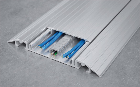 Wiremold Ctxpo109251csv Raceway Kit 9ft Overcarpet 4 Power 4 Data