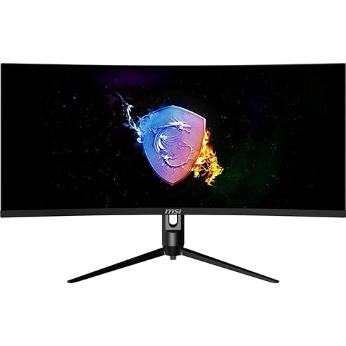 MSI MAG342CQPV, 34" Gaming Monitor, 3440 x 1440 (UWQHD), VA, 100Hz, FreeSync, HDR Ready HDMI, Displayport, Tilt, Swivel, Height Adjustable,Pivot Black 34" 34" 3440 x 1440 (UWQHD) VA FreeSync HDR Ready