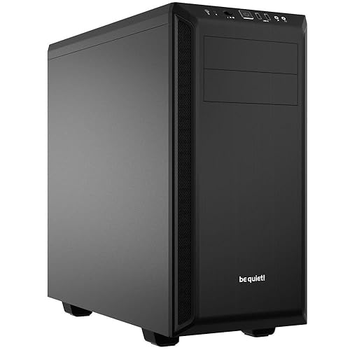 be quiet! Pure Base 600 ATX Midi Tower PC Case| 2 Pre-Installed Silent Wings Fans | Black | BG021