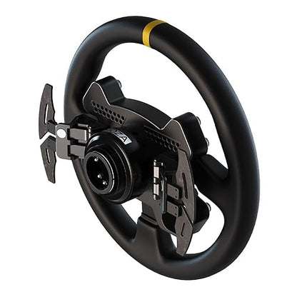 MOZA RACING Summer Ice Silk Breathable Soft Car 38 cm Lenkradabdeckung, Coffee