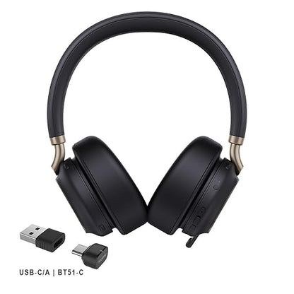 Yealink BH76 Plus Teams Black USB-C/A Bluetooth Wireless Business Headset -1208707