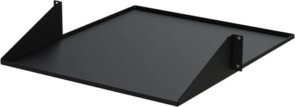 StarTech.com 2U 19" 2-Post Network Rack Cabinet Shelf - 20in Deep Center Mount Cantilever Tray Rackmount Shelf for AV/Data Equipment Enclosure w/Cage Nuts &amp; Screws 75lb Weight Capacity (CABSHF2POST2)