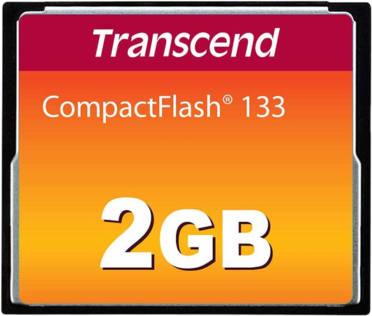 Transcend 2 GB 133x CompactFlash Memory Card TS2GCF133