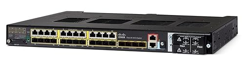Cisco IE-4010-16S12P Ethernet Switch - 12 Ports - Manageable - Gigabit Ethernet - 1000Base-X, 10/100/1000Base-T - 3 Layer Supported - Modular - 16 SFP Slots - Optical Fiber, Twisted Pair - 1U - Rack-mountable