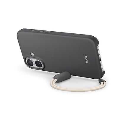 Beats iPhone 17 Kickstand Case with MagSafe & Camera Control, Built in Stand & Lanyard, Matte Finish with Microfibre Lining – Granite Grey iPhone 17 Kickstand Granite Grey