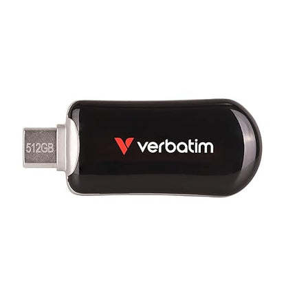 Verbatim Plectra USB-C Flash Drive Black 512GB Black