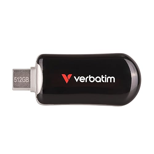 Verbatim Plectra USB-C Flash Drive Black 512GB Black