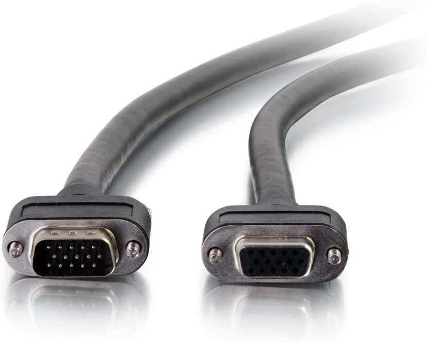 C2g/ cables to go C2G 50239 Select VGA Video Extension Cable VGA Male to VGA Female, In-Wall CMG-Rated, Black (15 Feet, 4.57 Meters)