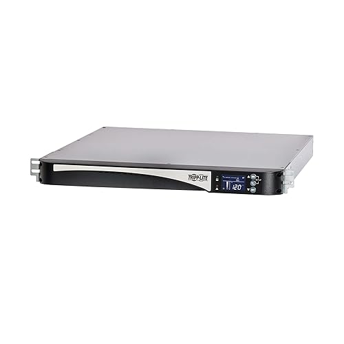 Tripp Lite 1000VA 770W 120V Line-Interactive UPS - 5 NEMA 5-15R Outlets, AVR, Network Card Option, USB, DB9, 1U Rack/Tower