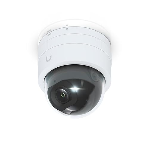 Ubiquiti UniFi G5 4 Megapixel Indoor 2K Network Camera - Color - Dome - White - 65.62 ft Infrared Night Vision - 2688 x 1512 Fixed Lens - 30 fps - CMOS - Fast Ethernet - Surface Mount - IK06 - Tamper Resistant, Vandal Resistant