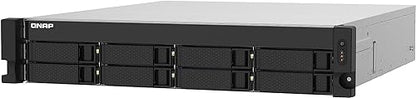 QNAP TS-832PXU-RP-4G 8 Bay High-Speed SMB Rackmount NAS with Two 10GbE and 2.5GbE Ports, Redundant PSU (TS-832PXU-RP-4G-US)