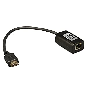 Tripp Lite HDMI Over Cat5 / Cat6 Extender, Receiver for Video and Audio 1920x1200 1080p at 60Hz(B126-1P0),Black Passive Receiver