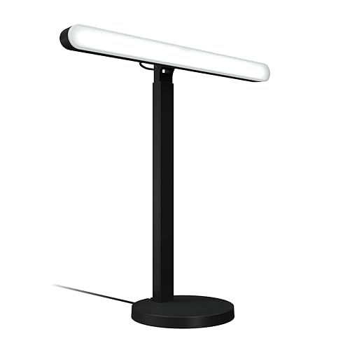 Logitech G Litra Beam Premium LED Gaming Light Bar for PC/Mac: Computer Monitor Streaming Key Light, LIGHTSYNC Compatible, Bluetooth & Onboard Controls, Fully Adjustable - Graphite GAMING DESKTOP LIGHT Non-RGB