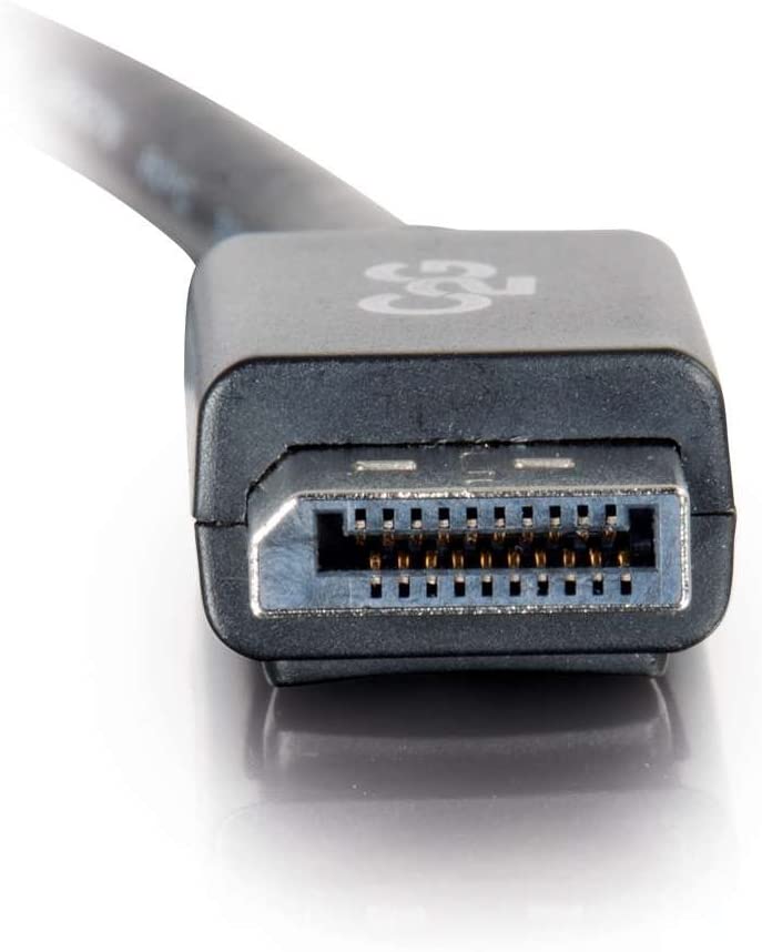 C2g/ cables to go C2G Display Port Cable, Display Port to VGA, Male to Male, Black, 6 Feet (1.82 Meters), Cables to Go 54332 DisplayPort To VGA - 6 Feet Black