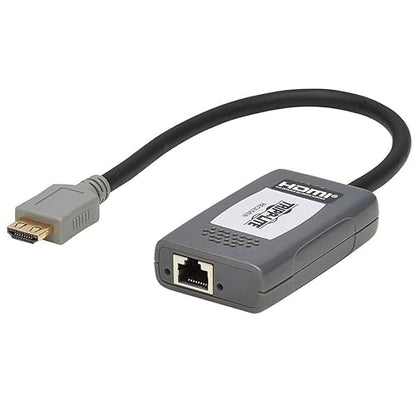 Tripp Lite HDMI Over Ethernet Cat6 Receiver, Pigtail 1-Port - Up to 230 feet or 70.1 Meters - 4K 60Hz Video, HDR, 4:4:4, PoC, HDCP 2.2, TAA Compliant (B127A-1P0-PH)