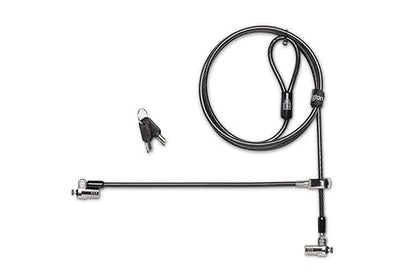 Kensington MicroSaver 2.0 Keyed Twin Cable Lock for Laptops & Other Devices (K65048WW)